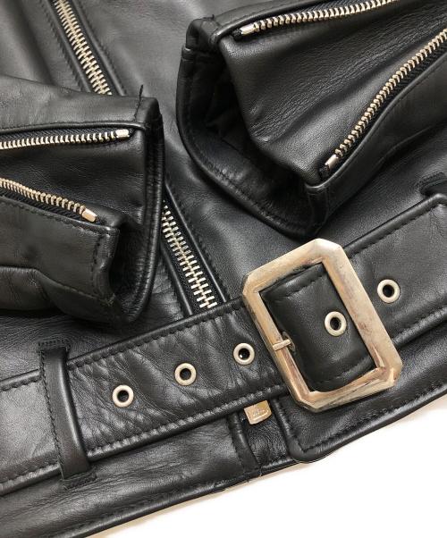 Schott（ショット）Schott (ショット) ダブルライダースジャケット ブラック サイズ:34の古着・服飾アイテム