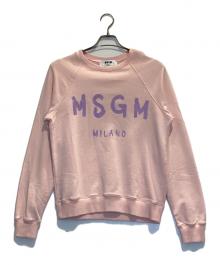 MSGM（エムエスジーエム）の古着「スウェット」｜ピンク