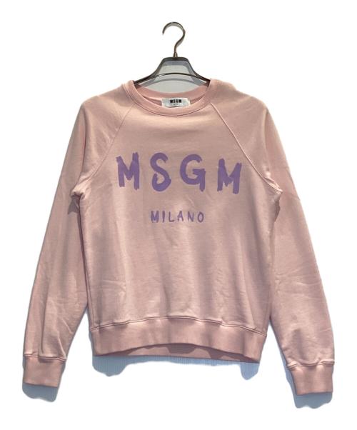 MSGM（エムエスジーエム）MSGM (エムエスジーエム) スウェット ピンク サイズ:Sの古着・服飾アイテム