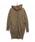 Vivienne Westwood RED LABEL（ヴィヴィアンウエストウッドレッドレーベル）の古着「フーデッドロングカーディガン」｜ベージュ