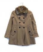 BURBERRY BLUE LABELバーバリーロンドンブルーレーベル）の古着「ショートコート」｜ベージュ