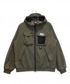 New Eraニューエラ）の古着「ナイロンジャケット」｜カーキ