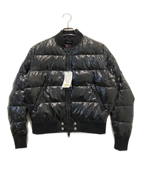 DIESEL（ディーゼル）DIESEL (ディーゼル) バックロゴ中綿ジャケット ブラック サイズ:XS 未使用品の古着・服飾アイテム