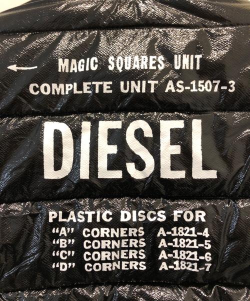 DIESEL（ディーゼル）DIESEL (ディーゼル) バックロゴ中綿ジャケット ブラック サイズ:XS 未使用品の古着・服飾アイテム