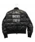 DIESEL (ディーゼル) バックロゴ中綿ジャケット ブラック サイズ:XS 未使用品：12000円