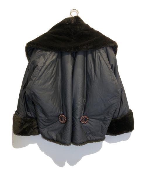 ISSEY MIYAKE（イッセイミヤケ）ISSEY MIYAKE (イッセイミヤケ) フェイクファージャケット グレー サイズ:Mの古着・服飾アイテム