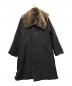 ISSEY MIYAKEイッセイミヤケ）の古着「フェイクファーコート」｜ブラウン