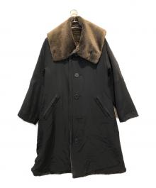 ISSEY MIYAKE（イッセイミヤケ）の古着「フェイクファーコート」｜ブラウン