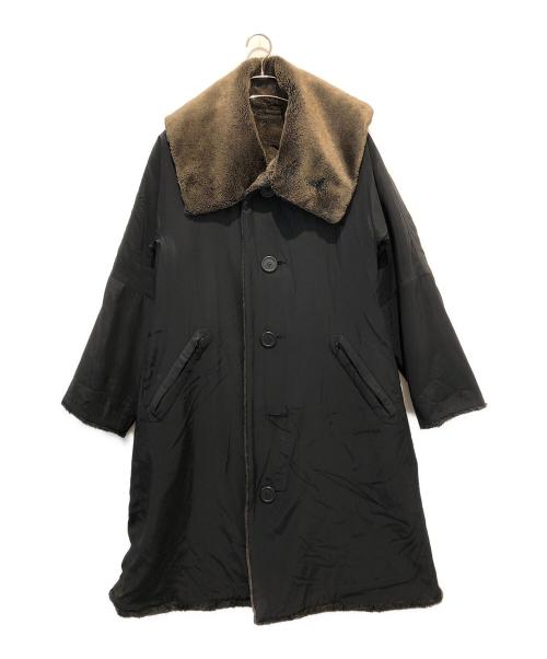 ISSEY MIYAKE（イッセイミヤケ）ISSEY MIYAKE (イッセイミヤケ) フェイクファーコート ブラウン サイズ:Mの古着・服飾アイテム