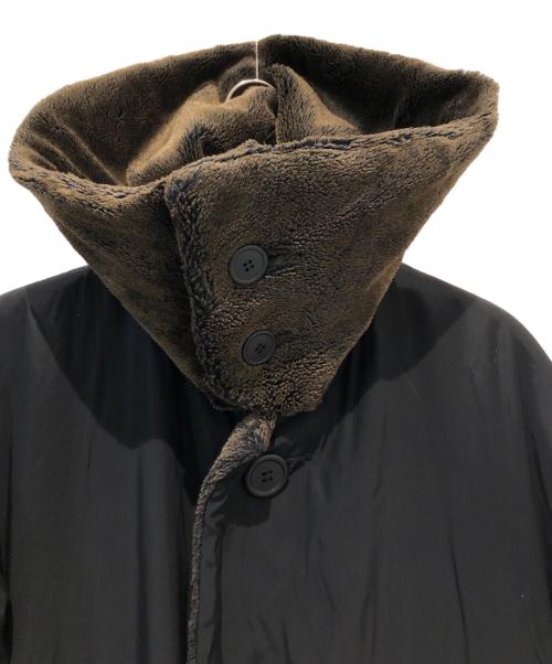 ISSEY MIYAKE（イッセイミヤケ）ISSEY MIYAKE (イッセイミヤケ) フェイクファーコート ブラウン サイズ:Mの古着・服飾アイテム