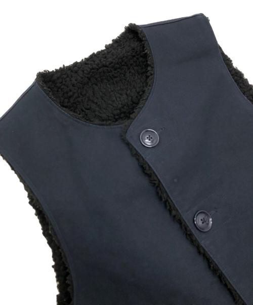 Engineered Garments（エンジニアドガーメンツ）Engineered Garments (エンジニアドガーメンツ) リバーシブルボアベスト ネイビー サイズ:Sの古着・服飾アイテム