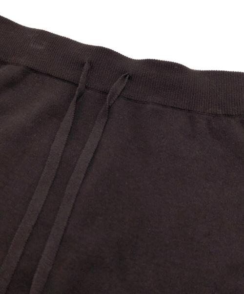 KAGURE（カグレ）KAGURE (カグレ) コットンカシミヤニットスカート ブラウン サイズ:FREEの古着・服飾アイテム