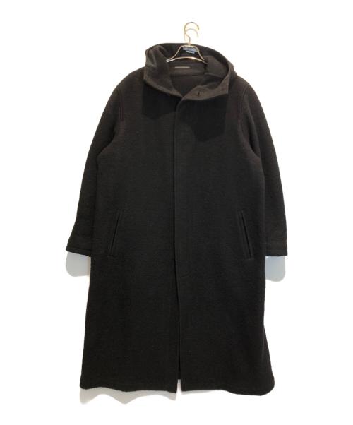 Yohji Yamamoto pour homme（ヨウジヤマモト プールオム）Yohji Yamamoto pour homme (ヨウジヤマモト プールオム) JERSEY HOODED FLY TAILORING COAT ブラック サイズ:表記なしの古着・服飾アイテム