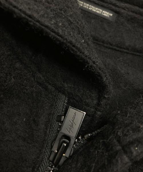 Yohji Yamamoto pour homme（ヨウジヤマモト プールオム）Yohji Yamamoto pour homme (ヨウジヤマモト プールオム) JERSEY HOODED FLY TAILORING COAT ブラック サイズ:表記なしの古着・服飾アイテム