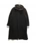 Yohji Yamamoto pour homme（ヨウジヤマモト プールオム）の古着「JERSEY HOODED FLY TAILORING COAT」｜ブラック