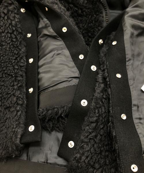 sacai（サカイ）sacai (サカイ) ボアドッキングジャケット ブラック サイズ:2の古着・服飾アイテム