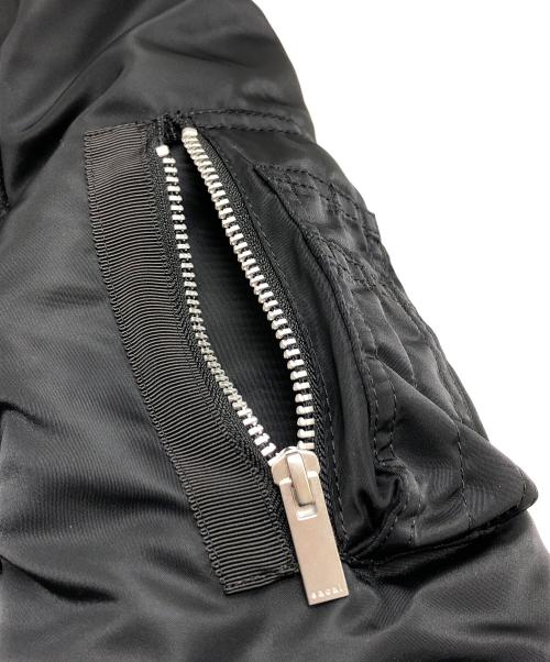 sacai（サカイ）sacai (サカイ) ボアドッキングジャケット ブラック サイズ:2の古着・服飾アイテム