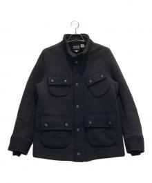 BLUE BLUE（ブルーブルー）の古着「ヘビースエットフィールドジャケット」｜ネイビー