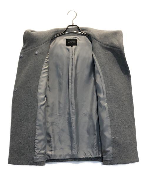 UNTITLED（アンタイトル）UNTITLED (アンタイトル) コクーンシルエット ミドル丈フードコート グレー サイズ:Mの古着・服飾アイテム