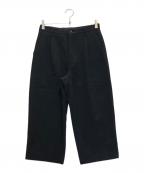COMME des GARCONSコムデギャルソン）の古着「ウールクロップドパンツ」｜ブラック