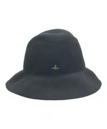 Vivienne Westwood（ヴィヴィアンウエストウッド）の古着「ウールハット」｜ブラック