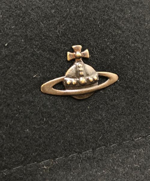 Vivienne Westwood（ヴィヴィアンウエストウッド）Vivienne Westwood (ヴィヴィアンウエストウッド) ウールハット ブラック サイズ:Fの古着・服飾アイテム