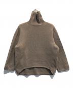totemeトーテム）の古着「WOOL CASHMERE TURTLENECK」｜ベージュ
