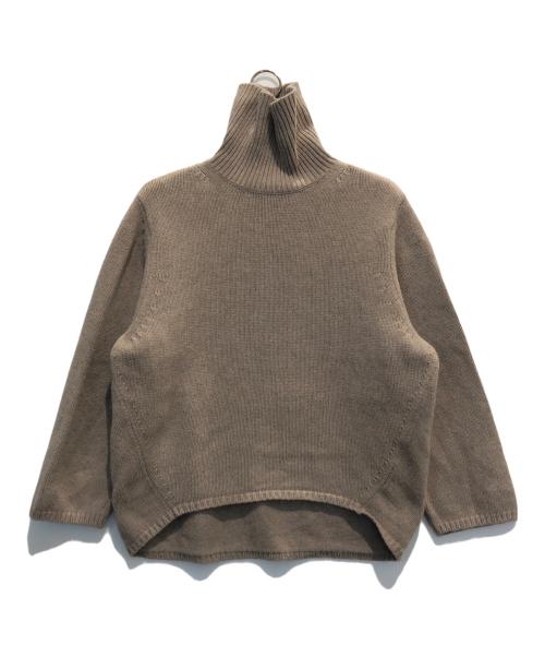 toteme（トーテム）toteme (トーテム) WOOL CASHMERE TURTLENECK ベージュ サイズ:XSの古着・服飾アイテム