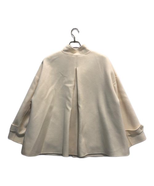 deres（デレス）deres (デレス) short triangle coat アイボリー サイズ:Fの古着・服飾アイテム
