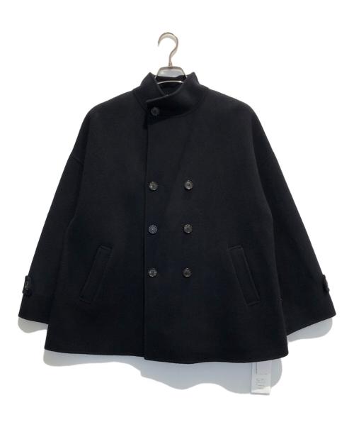 deres（デレス）deres (デレス) short triangle coat ネイビー サイズ:F 未使用品の古着・服飾アイテム
