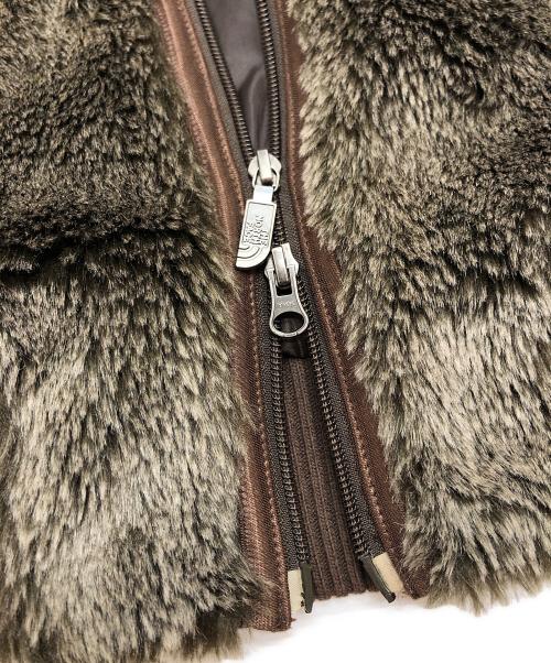 THE NORTH FACE（ザ ノース フェイス）THE NORTH FACE (ザ ノース フェイス) フェイクファーベスト ブラウン サイズ:Mの古着・服飾アイテム
