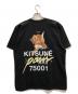 MAISON KITSUNE (メゾンキツネ) NEW JP EXCLUSIVE FOX TEE ブラック サイズ:XL 未使用品：8000円