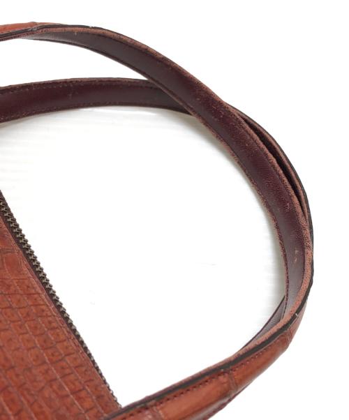 池田工芸（イケダコウゲイ）池田工芸 (イケダコウゲイ) レザーハンドバッグ ブラウン サイズ:表記なしの古着・服飾アイテム