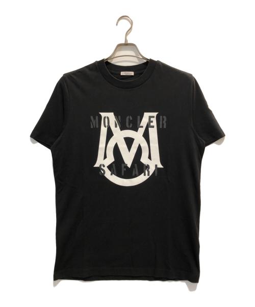 MONCLER（モンクレール）MONCLER (モンクレール) プリントTシャツ ブラック サイズ:Mの古着・服飾アイテム
