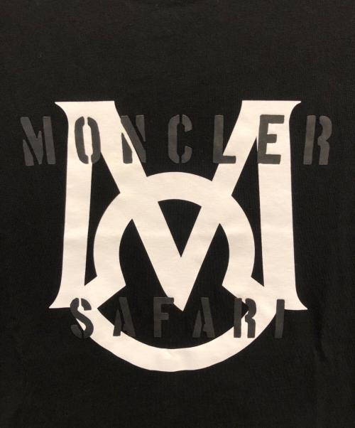 MONCLER（モンクレール）MONCLER (モンクレール) プリントTシャツ ブラック サイズ:Mの古着・服飾アイテム
