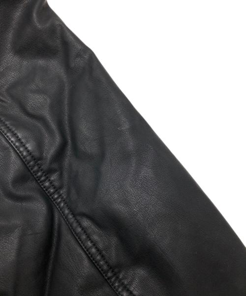 G-STAR RAW（ジースターロゥ）G-STAR RAW (ジースターロゥ) PUレザーキルティングハイネックブルゾン ブラック サイズ:Mの古着・服飾アイテム