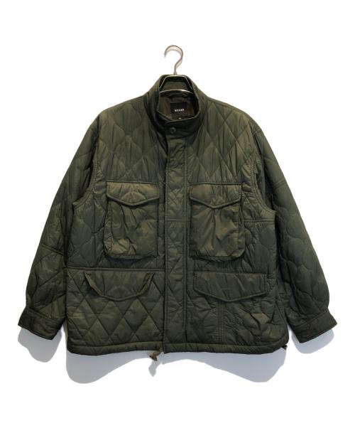 BEAMS（ビームス）BEAMS (ビームス) クレイジー キルト フィールドジャケット カーキ サイズ:Mの古着・服飾アイテム