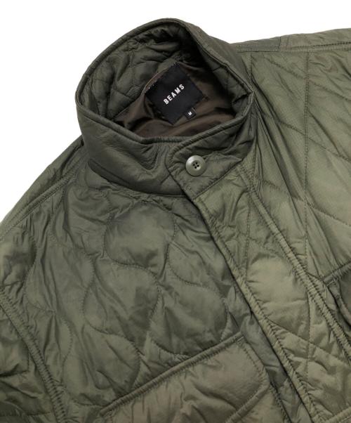 BEAMS（ビームス）BEAMS (ビームス) クレイジー キルト フィールドジャケット カーキ サイズ:Mの古着・服飾アイテム