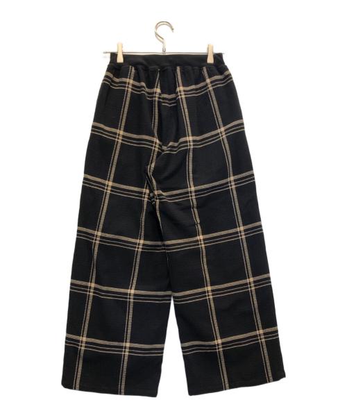 BEARDSLEY（ビアズリー）BEARDSLEY (ビアズリー) ワッフルチェックパンツ ブラック サイズ:1の古着・服飾アイテム