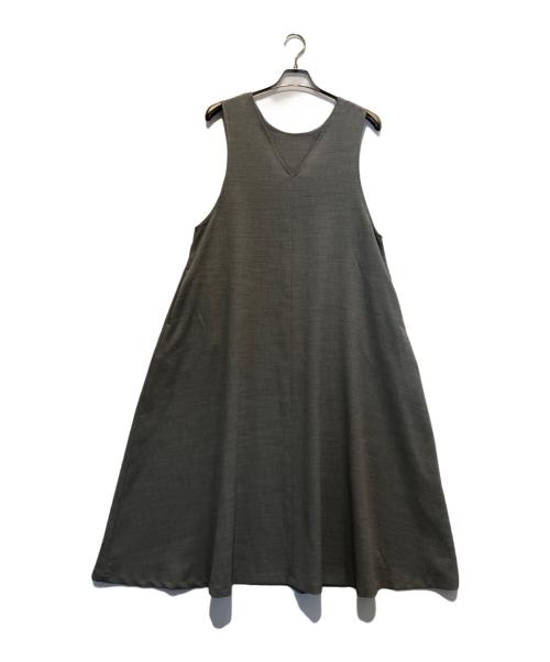 BEARDSLEY（ビアズリー）BEARDSLEY (ビアズリー) サラシャリジャンパースカート グレー サイズ:1の古着・服飾アイテム