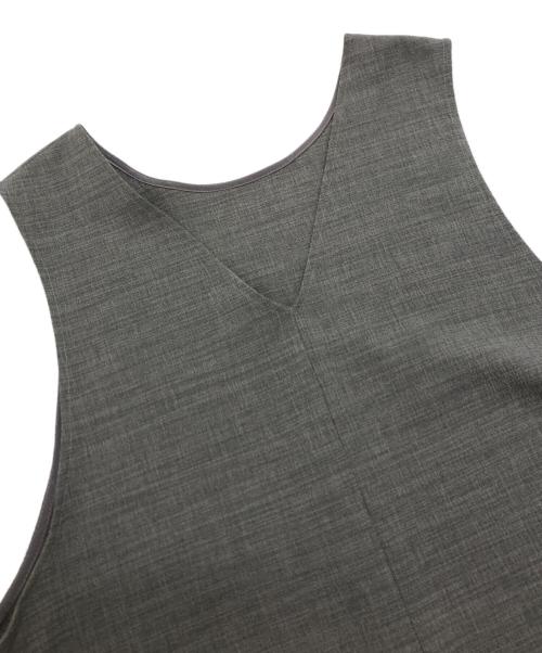 BEARDSLEY（ビアズリー）BEARDSLEY (ビアズリー) サラシャリジャンパースカート グレー サイズ:1の古着・服飾アイテム