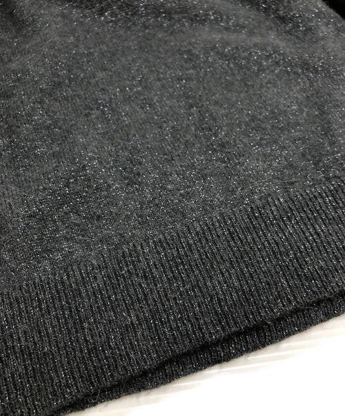 BEARDSLEY（ビアズリー）BEARDSLEY (ビアズリー) ラメニット グレー サイズ:Fの古着・服飾アイテム