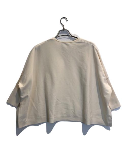 BEARDSLEY（ビアズリー）BEARDSLEY (ビアズリー) コットンショートBIGニット アイボリー サイズ:F 未使用品の古着・服飾アイテム