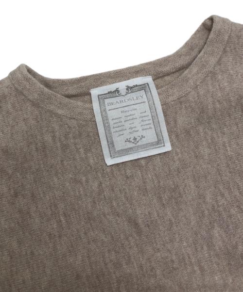 BEARDSLEY（ビアズリー）BEARDSLEY (ビアズリー) クルービッグニット ブラウン サイズ:Fの古着・服飾アイテム