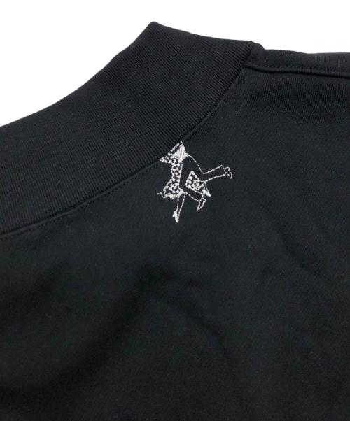 BEARDSLEY（ビアズリー）BEARDSLEY (ビアズリー) Ronde刺繍裏毛プルオーバー ブラック サイズ:F 未使用品の古着・服飾アイテム