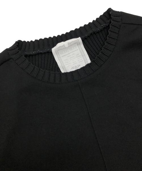 BEARDSLEY（ビアズリー）BEARDSLEY (ビアズリー) 切替スウェット ブラック サイズ:Fの古着・服飾アイテム