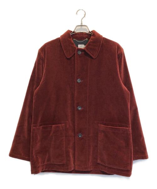 C.P COMPANY（シーピーカンパニー）C.P COMPANY (シーピーカンパニー) ヴィンテージベロアジャケット レッド サイズ:48の古着・服飾アイテム