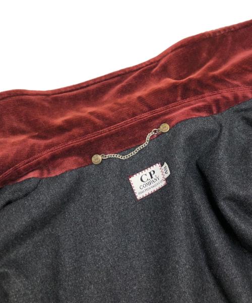C.P COMPANY（シーピーカンパニー）C.P COMPANY (シーピーカンパニー) ヴィンテージベロアジャケット レッド サイズ:48の古着・服飾アイテム