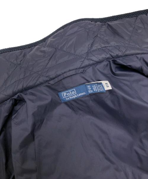 POLO RALPH LAUREN（ポロ・ラルフローレン）POLO RALPH LAUREN (ポロ・ラルフローレン) キルティングバーンジャケット ネイビー サイズ:XSの古着・服飾アイテム