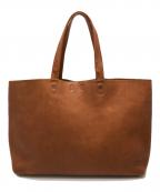 SLOW×BEAMSスロウ×ビームス）の古着「別注レザートートバッグ」｜ブラウン